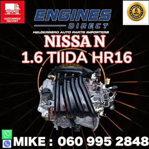 Import Nissan Micra- Tiida- Lavina 1.6 HR16DE Engine.