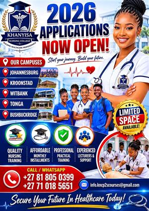 2027 Nursing Intakes Now Open For Applications 