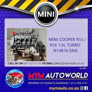 MINI COOPER R55 / R56 1.6L TURBO N14B16 USED IMPORTED ENGINE