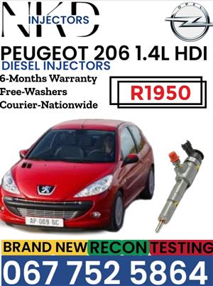 Peugeot 206 1.4L HDI Diesel injectors