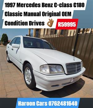 Call Haroon on 1997 Mercedes Benz C-class C180 Classic 