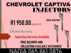 CHEVROLET CAPTIVA DIESEL INJECTORS AVAILABLE