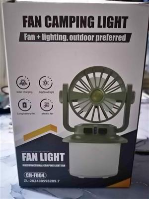 LIGHT, Multifunctional camping light fan, with multi rechargeable options