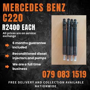 MERCEDES BENZ C220 INJECTORS FOR SALE WITH WARRANTY 