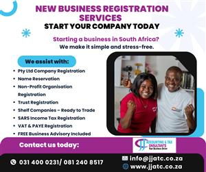 NEW BUSINESS REGISTRATION SERVICES – START YOUR COMPANY TODAY