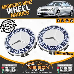 MERCEDES BENZ WHEEL BADGES