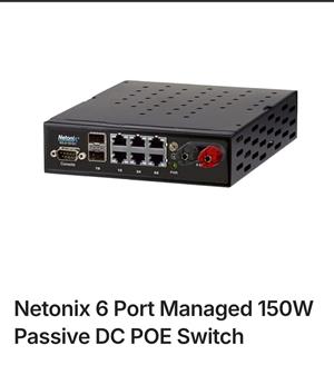 Netonix 6 port p0e switch
