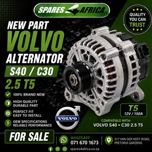 New Volvo S40 C30 2.5 T5 Alternator For sale 