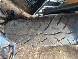 Tyre 120/70 x 17. Meyerton bike scrapyard new and secondhand spares.