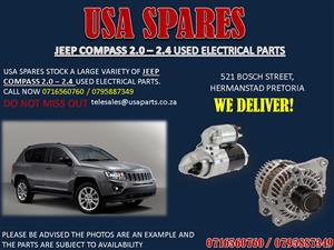 JEEP COMPASS USED ELECTRICAL PARTS.