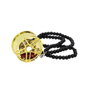 Enzo Wheel with Hanging Pendant (Gold)