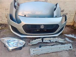 Suzuki Swift complete front bumper and bonnet and fender and headlight