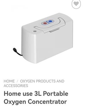 Home use 3L Portable Oxygen Concentrator