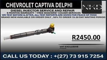 Chevrolet Captiva Delphi Diesel Injectors 