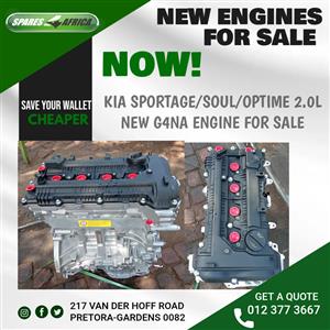 KIA SPORTAGE / SOUL / OPTIMA 2.0 NEW G4NA ENGINE FOR SALE 