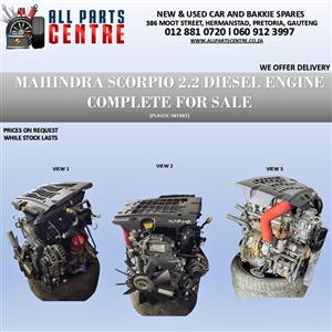Mahindra Scorpio 2.2 diesel engine for sale - Complete