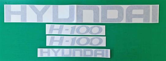 Hyundai H100 stickers decals sets
