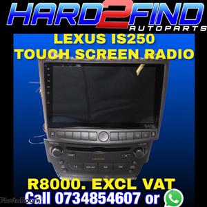 LEXUS IS250 TOUCH SCREEN RADIO EXCL VAT