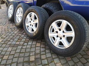 Ford Ranger 17” Original Mags with Dunlop 265/65R17 Tyres