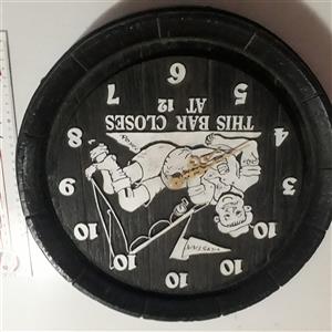 Van Der Merwe Fisherman Novelty Bar Clock R450onco Whtsap: 0838571509