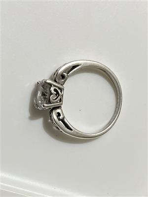Stirling Silver engagement ring 