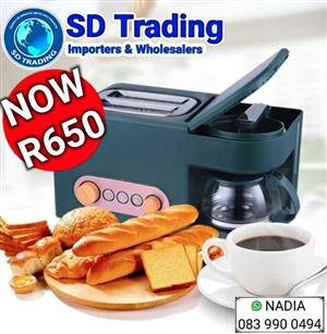 Breakfast Maker 2 in 1 - Toaster/Coffee Maker