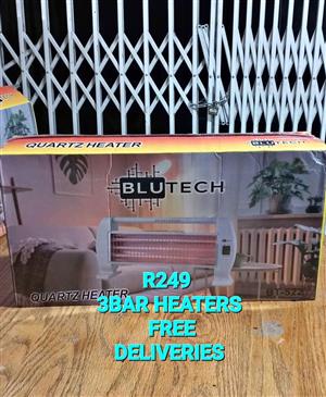 R249 HEATERS 3 BAR WITH FREE DELIVERIES