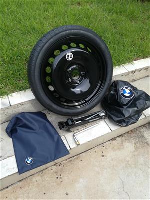 BMW E90 F30 17 inch Space Saver Spare Wheel kit fits 320,320d