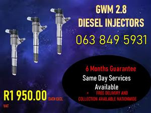 GWM 2.8 DIESEL INJECTORS 