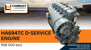Deutz D-Service Engine: HA694TC 6 Cylinder Turbo Charged Air-Cooled