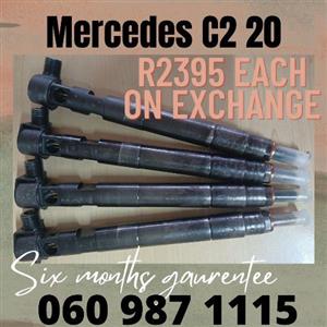 Mercedes Benz C2 20 diesel injectors for sale 