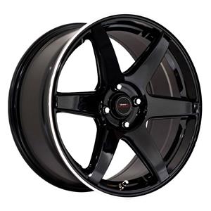17″ A-Line Acid 5/100 black Machine Lip alloy Wheels