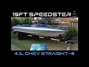 Very Rare 19Ft Speedster with 4.1L Chev Straight Six 130Hp motor - Collector Item