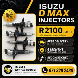 ISUZU D MAX INJECTORS FOR SALE WITH WARRANTY INCLUDED 