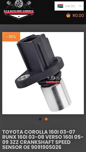 Used Toyota Yaris Corolla Prius Crankshaft Sensor OE for sale in ...