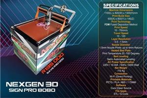 NexGen 3D Sign Pro 8080 - 3D Signage Letter Printer