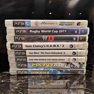 8 PS3 GAMES NEGOTIABLE