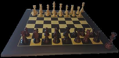Chess set, board and case