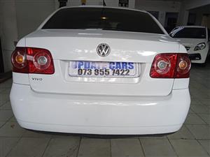 2017 VW POLO VIVO 1.4 SEDAN MANUAL  PETROL WHITE COLOR 