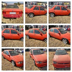 Ford Escort stripping for spares.  Meyerton bike scrapyard new and secondhand spares.