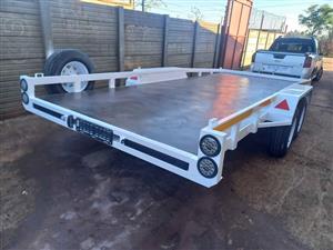 5m x 2m tilt car trailers built on order with papers and through the test