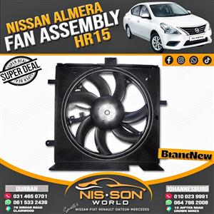 NISSAN ALMERA HR15 FAN ASSEMBLY