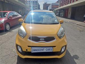 2012 KIA PICANTO 1.1 PETROL, AUTOMATIC TRANSMISSION, YELLOW COLOR, MILEAGE 82000KM