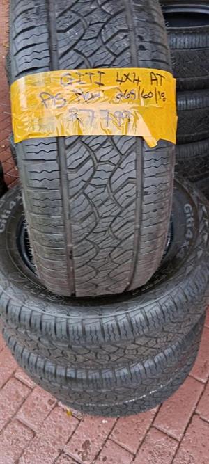 4 Giti 4x4 AT tyres bakkie 18 inch