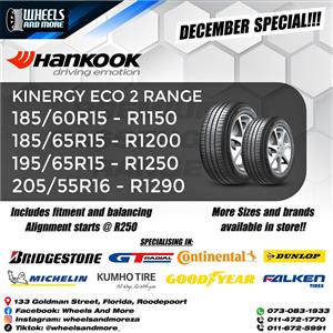 Hankook Eco 2 Range Tyre Special!!!