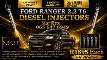 SUPPLY DIESEL INJECTORS FORD RANGER T6