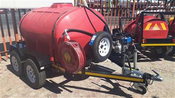 2500 Liter Plastic tank Fire Fighting trailer/ tanker