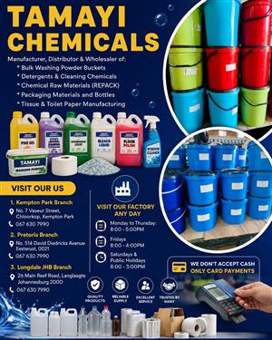 Tamayi Chemicals PTY LTD ORIGINAL Manufacturer, Distributor & Wholesaler of