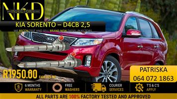 KIA SORENTO - DIESEL INJECTORS RUNNING ROUTH PLEASE CALL ME 