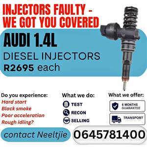 Audi 1.4L diesel injectors for sale
